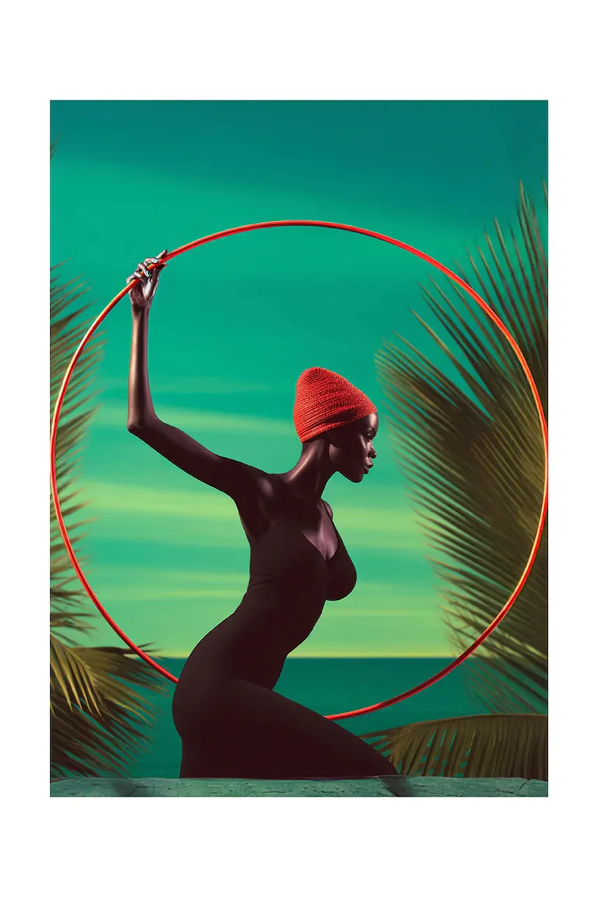 HARTMAN Графика върху акрилно стъкло a.i art Ebony Grace 07 28x36 cm