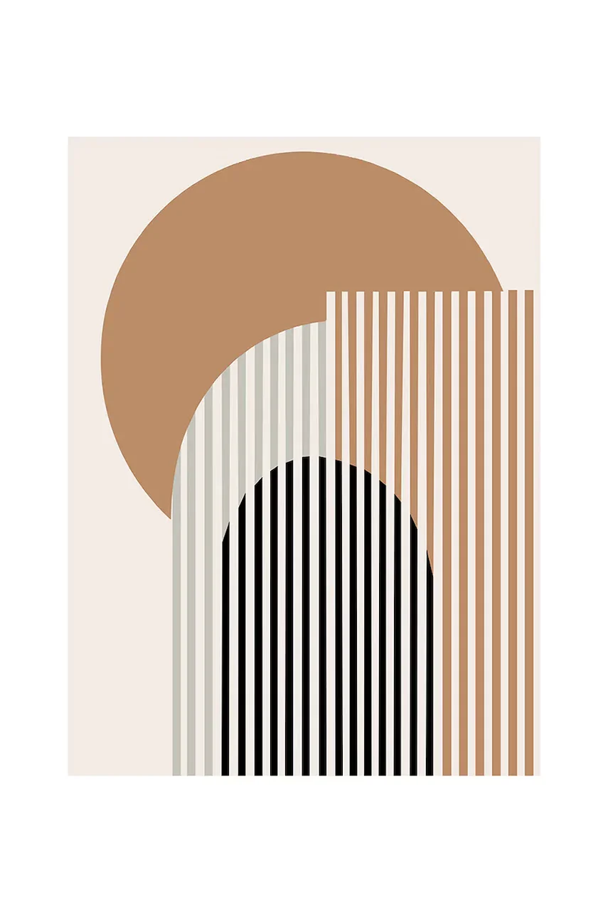 HARTMAN Графика върху акрилно стъкло a.i art Geometric Abstract 09 30 x 40 cm