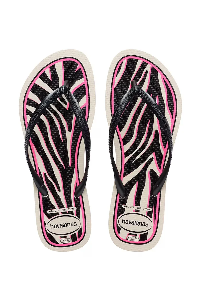 Havaianas джапанки дамски SLIM ANIMALS черни 4103352.7018