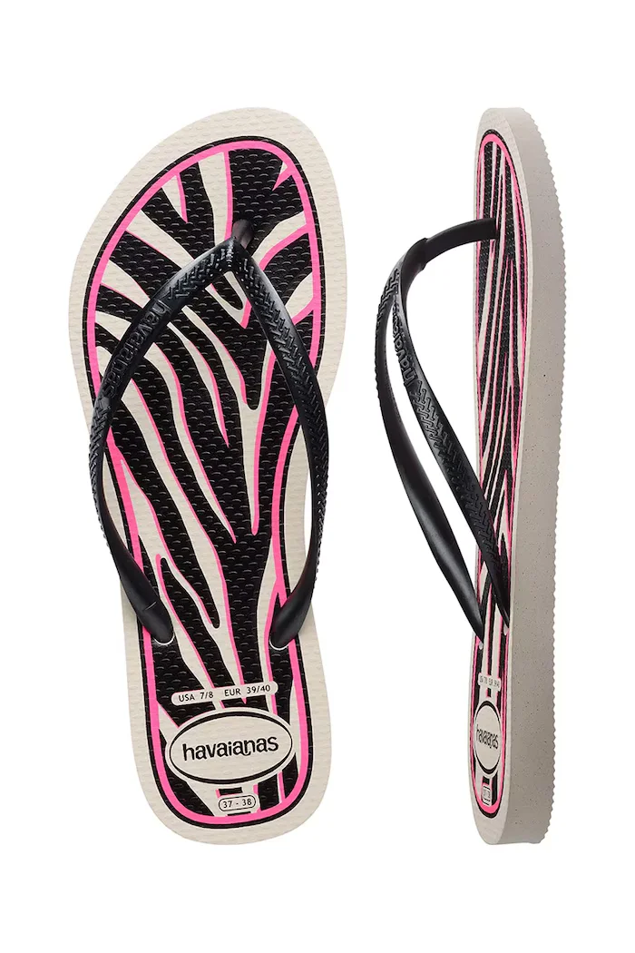 Havaianas джапанки дамски SLIM ANIMALS черни 4103352.7018