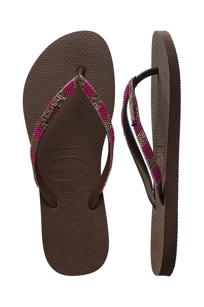 Havaianas джапанки дамски SLIM GLOW кафяви 4150168.0727