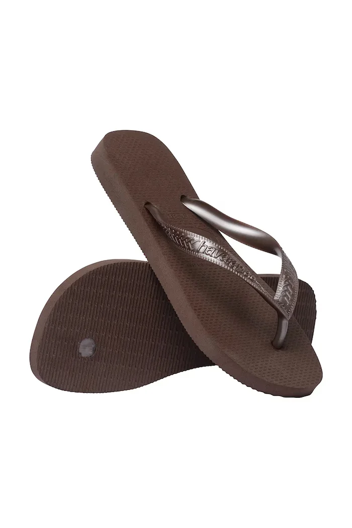 Havaianas джапанки дамски TOP TIRAS кафяви 4137428.0727