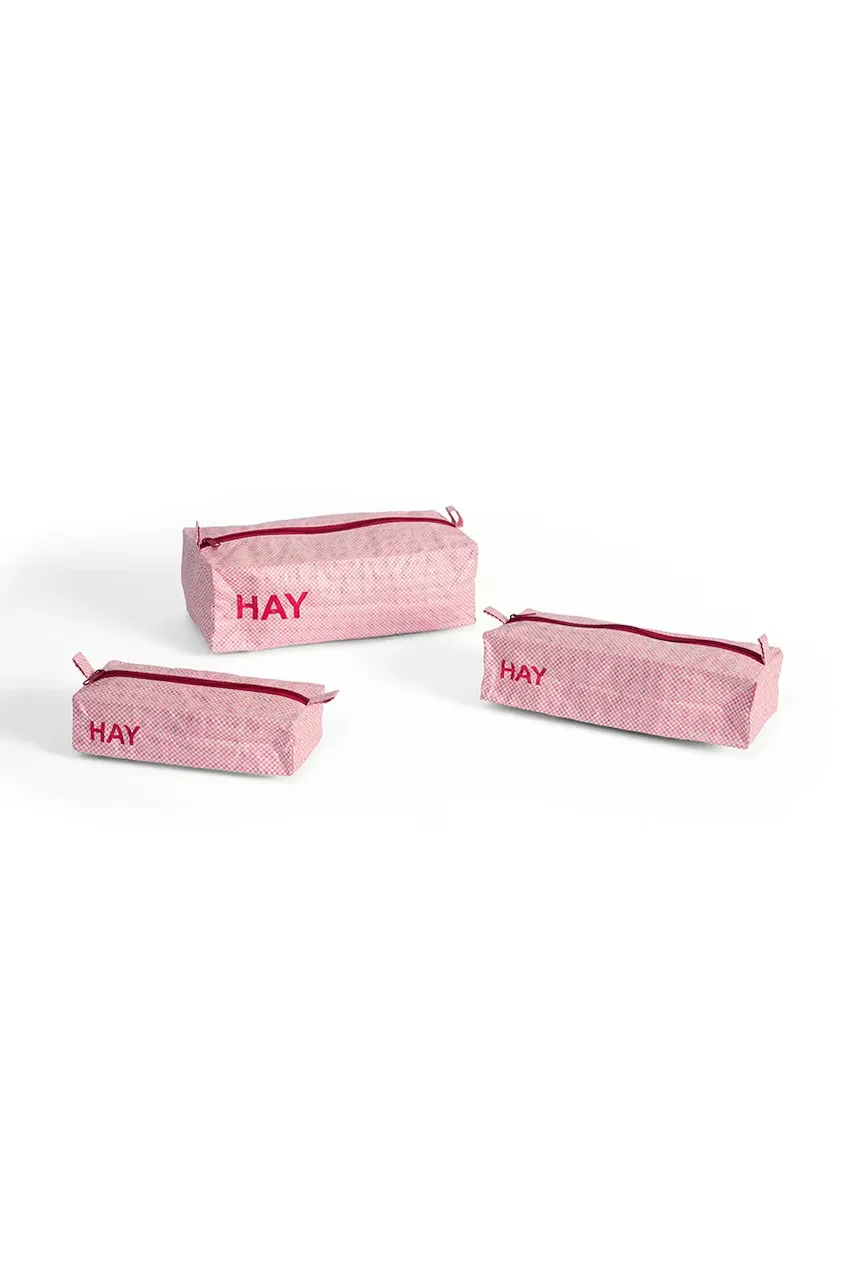HAY Комплект сашета Candy Mono Wash Bag (3 броя)