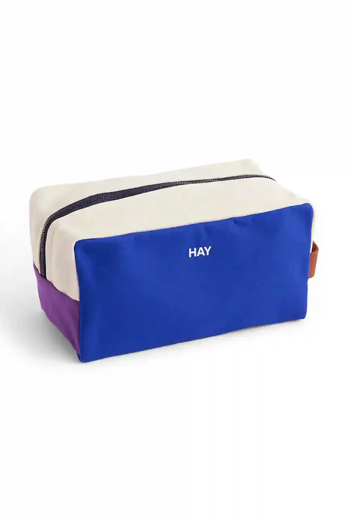 HAY Козметична чанта Multi Wash Bag M/26 x 14 x 14 cm в тъмносиньо