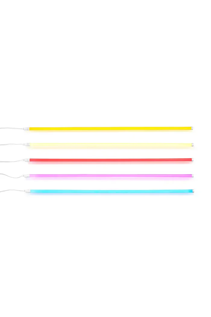 HAY Led лампа Neon Tube 25 x 150 cm в червено