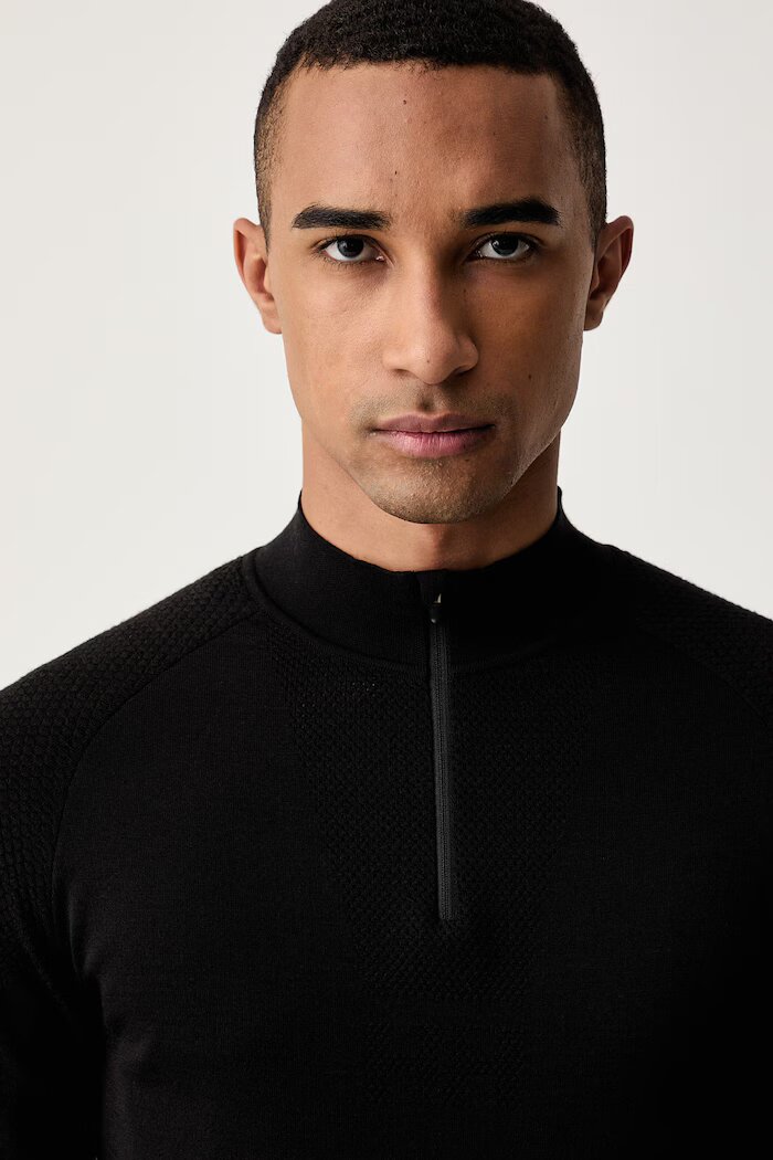 Helly Hansen функционална блуза с дълги ръкави мъжка с мериносова вълна LIFA MERINO черна 48349