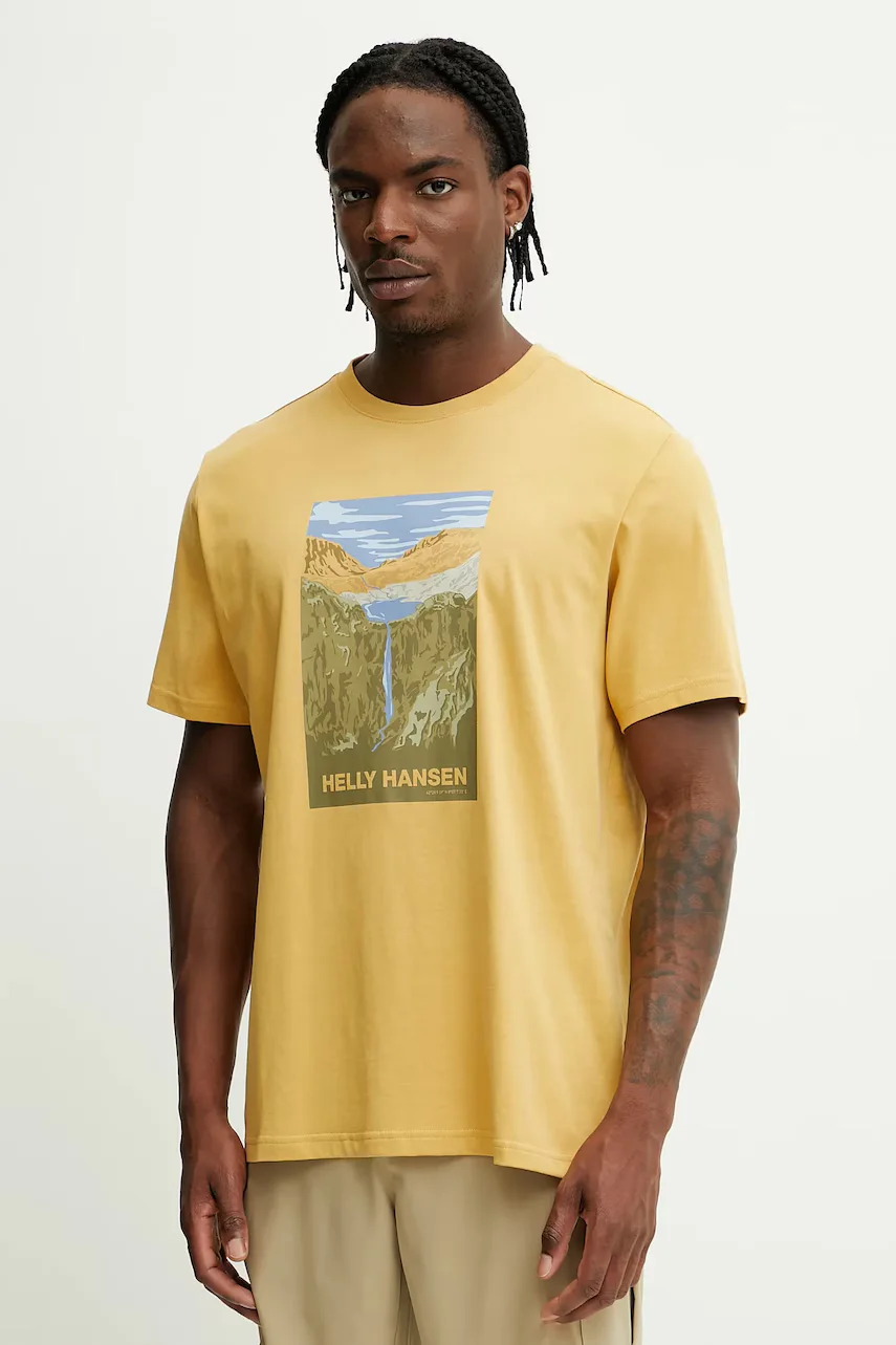 Helly Hansen Памучна тениска MASSIF GRAPHIC