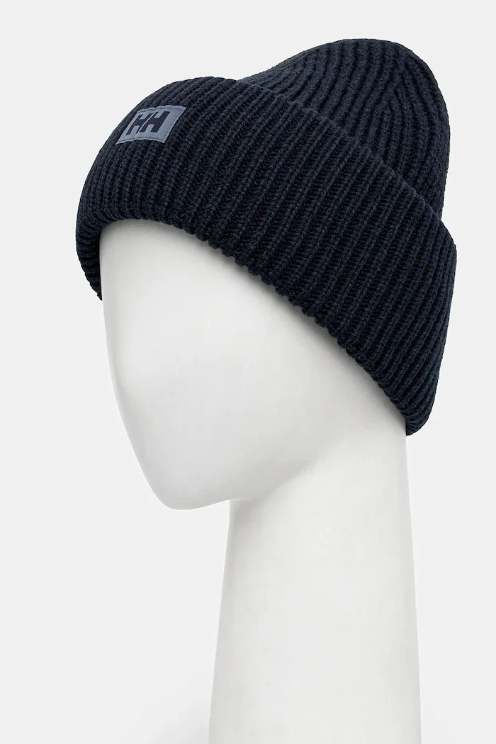 Helly Hansen шапка beanie HH RIB BEANIE тъмносиня 54020