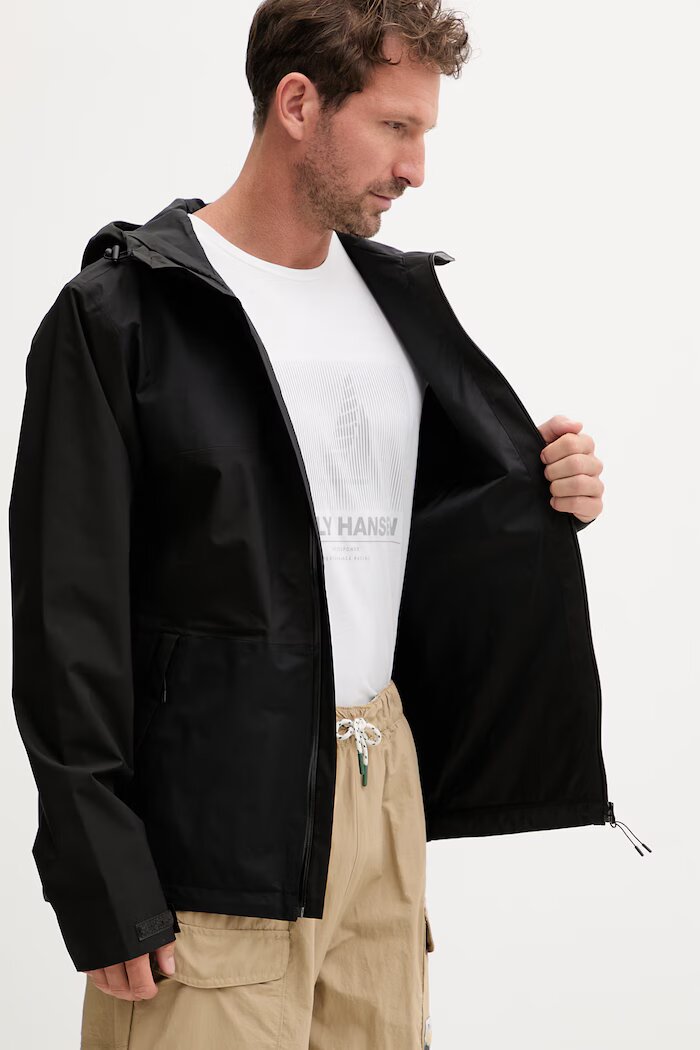 Helly Hansen туристическо яке мъжко ACE RAIN черно 54534