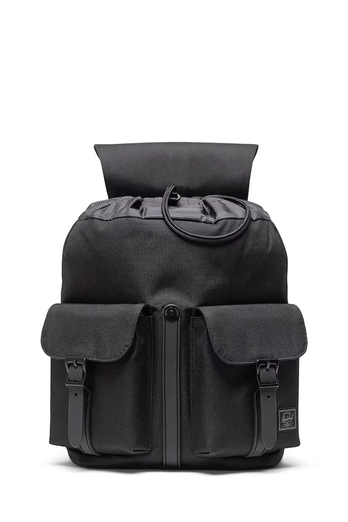 Herschel Раница Dawson Small в черно голям размер с изчистен дизайн 11799-05881-OS