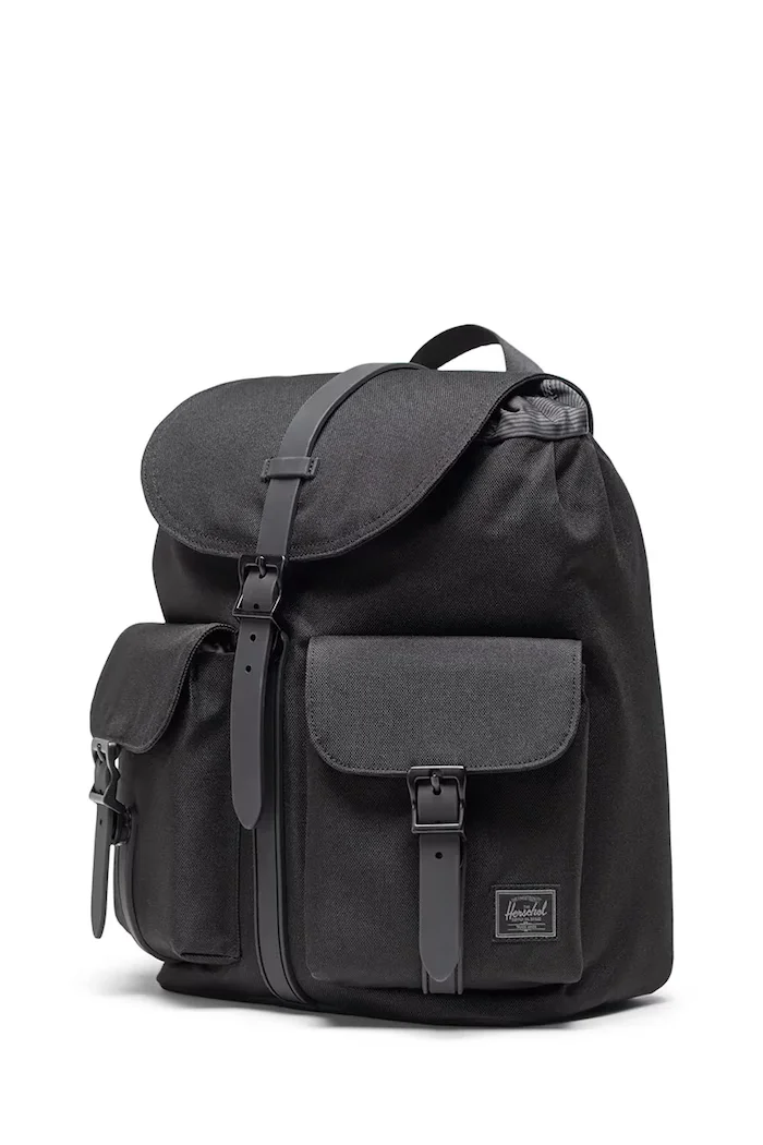 Herschel Раница Dawson Small в черно голям размер с изчистен дизайн 11799-05881-OS