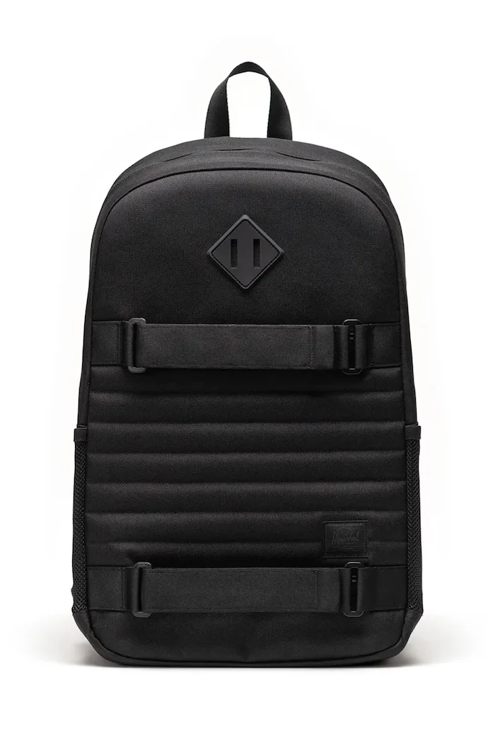 Herschel Раница Fleet Skate 28 L в черно голям размер с изчистен дизайн 11668-00001-OS