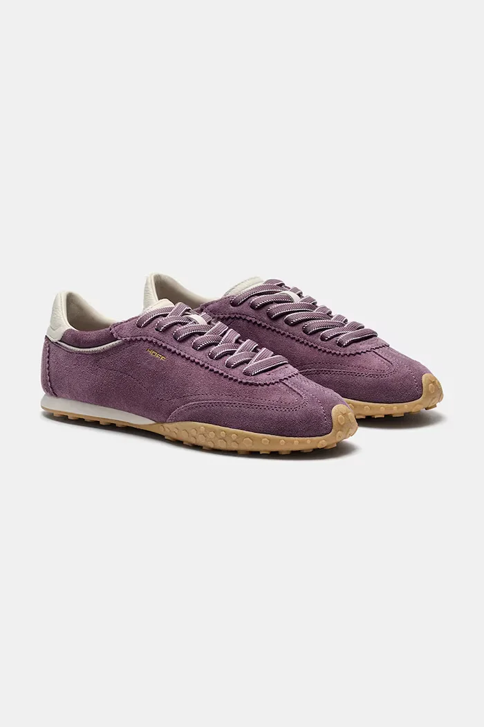 Hoff BRIDGE FL AUBERGINE маратонки дамски от велур виолетови 22661426