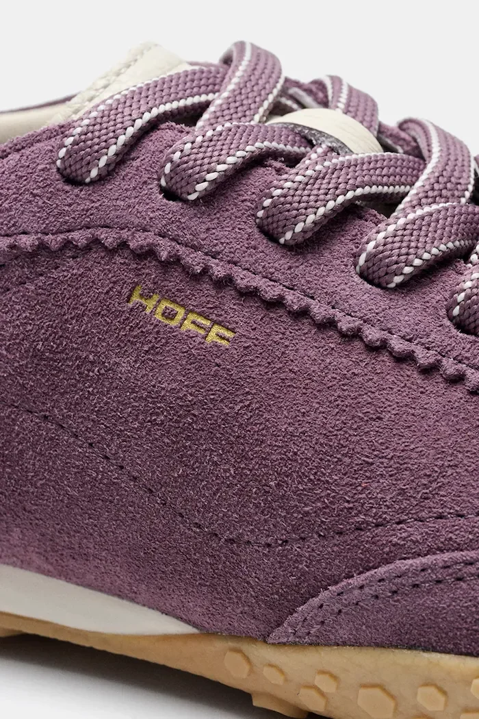 Hoff BRIDGE FL AUBERGINE маратонки дамски от велур виолетови 22661426