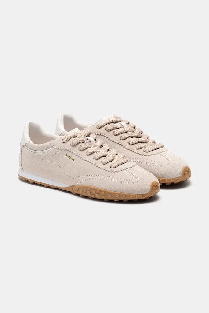 Hoff BRIDGE FL BEIGE маратонки дамски от велур бежови 22661416