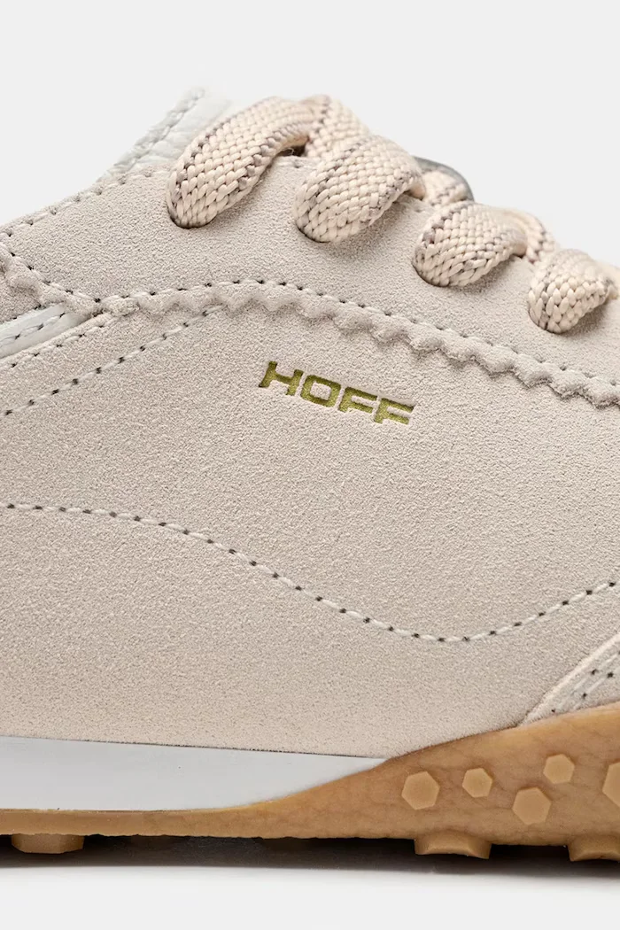 Hoff BRIDGE FL BEIGE маратонки дамски от велур бежови 22661416