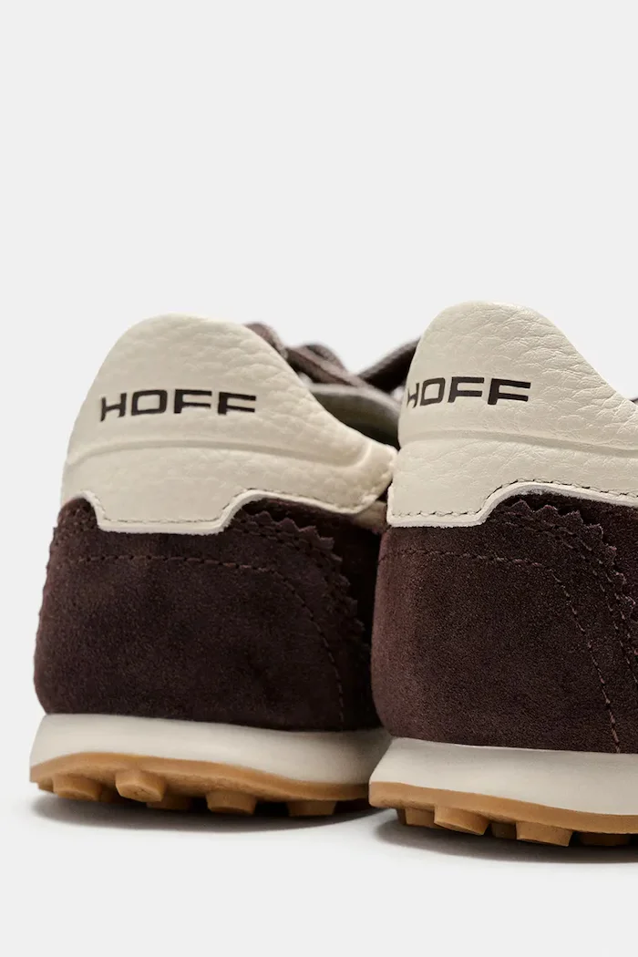 Hoff BRIDGE FL CHOCOLATE маратонки дамски от велур кафяви 22661420