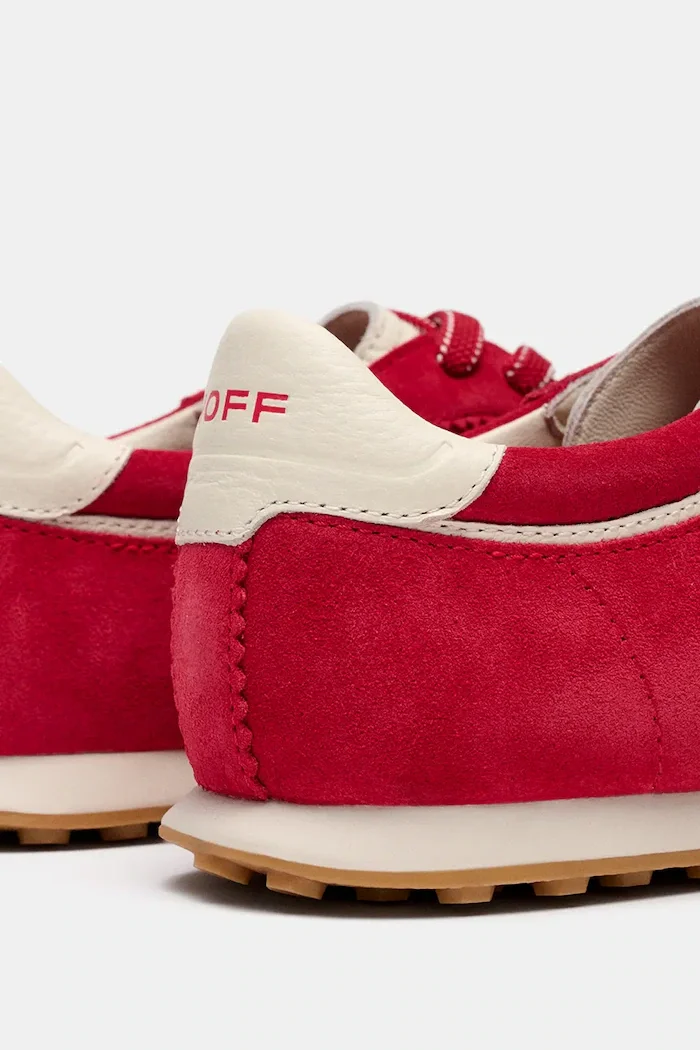 Hoff BRIDGE FL RED маратонки дамски от велур червени 22661425