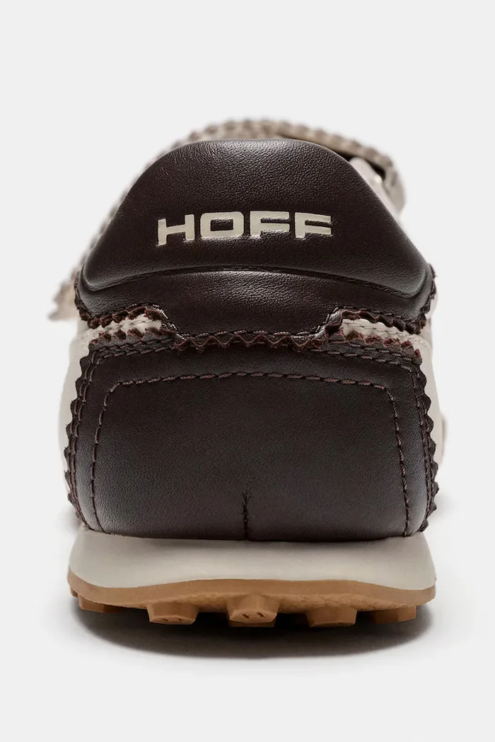 Hoff BRIDGE VELCROS BEIGE маратонки дамски от кожа бежови 22661411