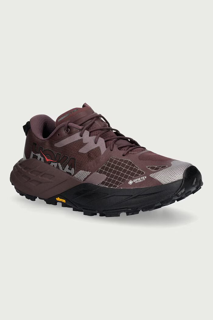 Hoka обувки за бягане дамски Speedgoat 7 GTX кафяви 1176677