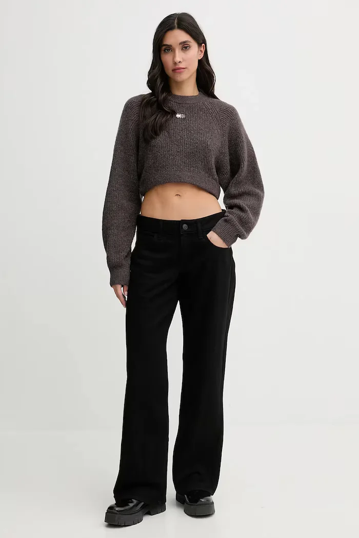 Hollister Co. Дънки с висока талия KI355-5439-975