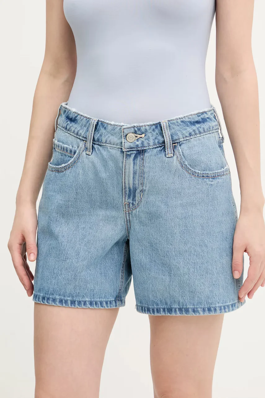Hollister Co. Дънков къс панталон от памук