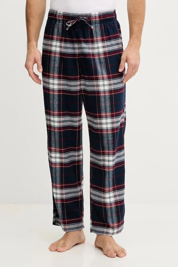Hollister Co. Долнище на пижама в тъмносиньо с десен KI313-5008-206