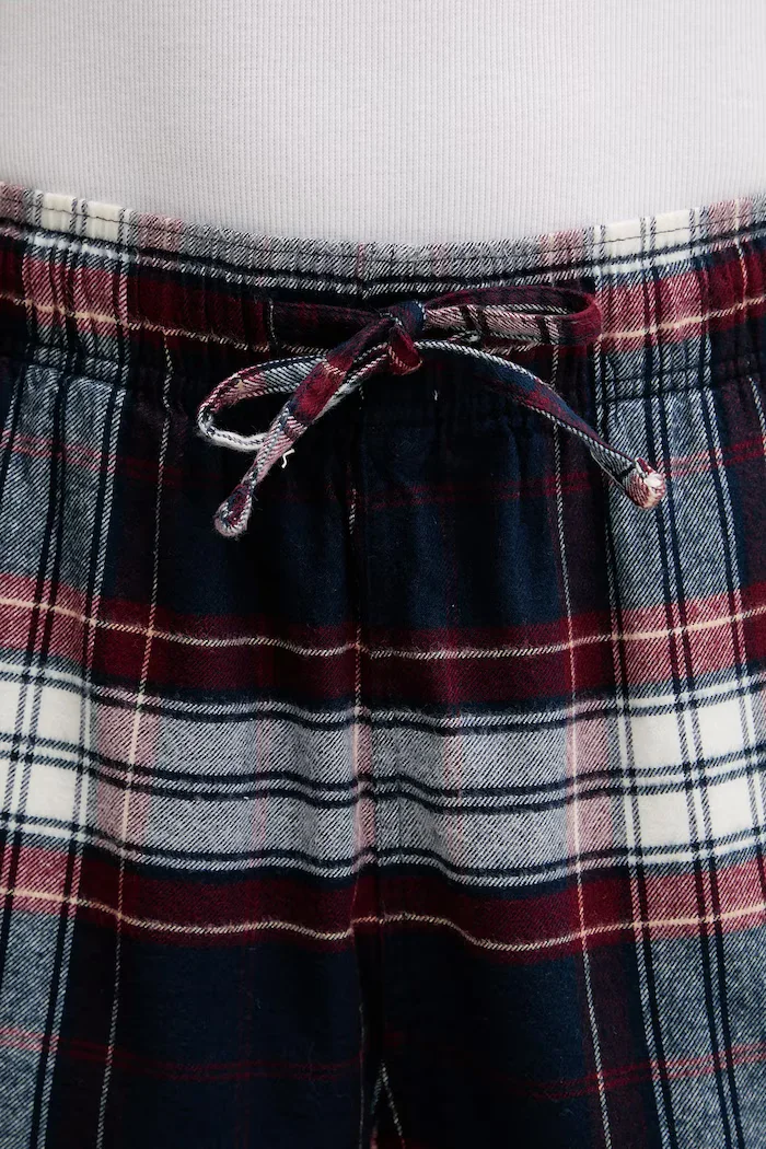 Hollister Co. Долнище на пижама в тъмносиньо с десен KI313-5008-206
