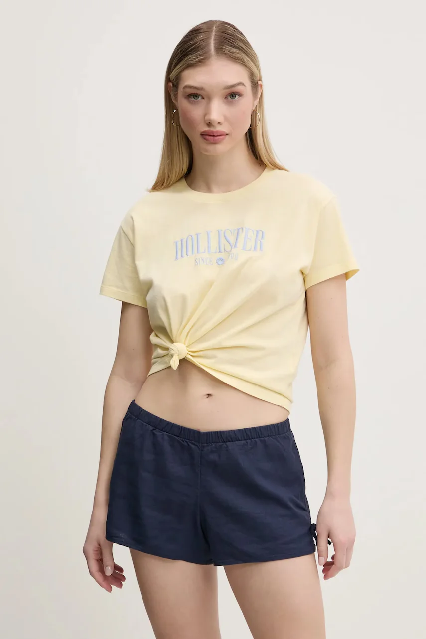 Hollister Co. Памучна тениска