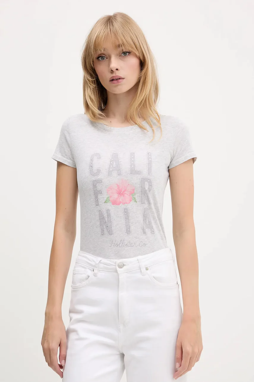 Hollister Co. Памучна тениска