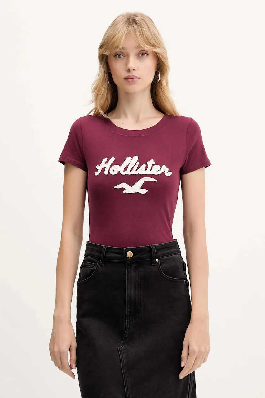 Hollister Co. Памучна тениска