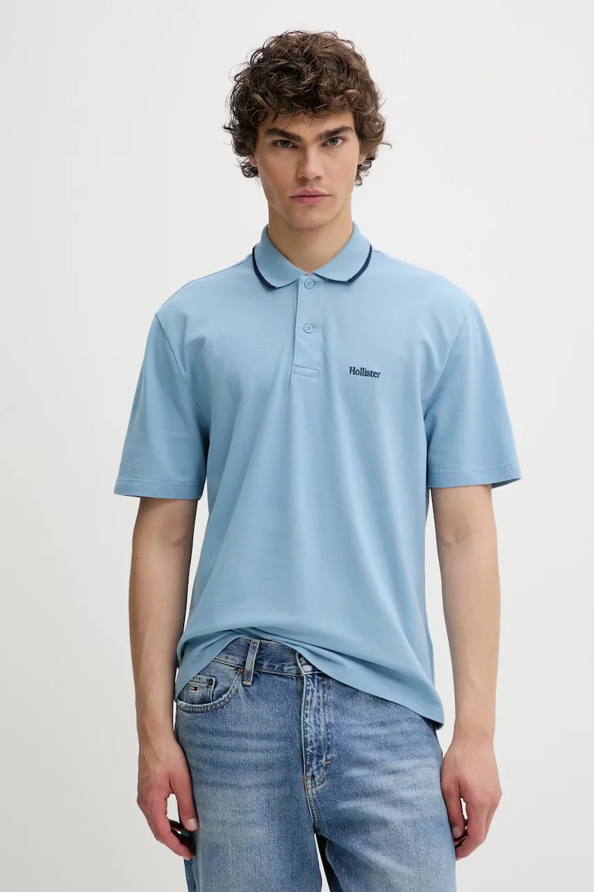 Hollister Co. Тениска с яка
