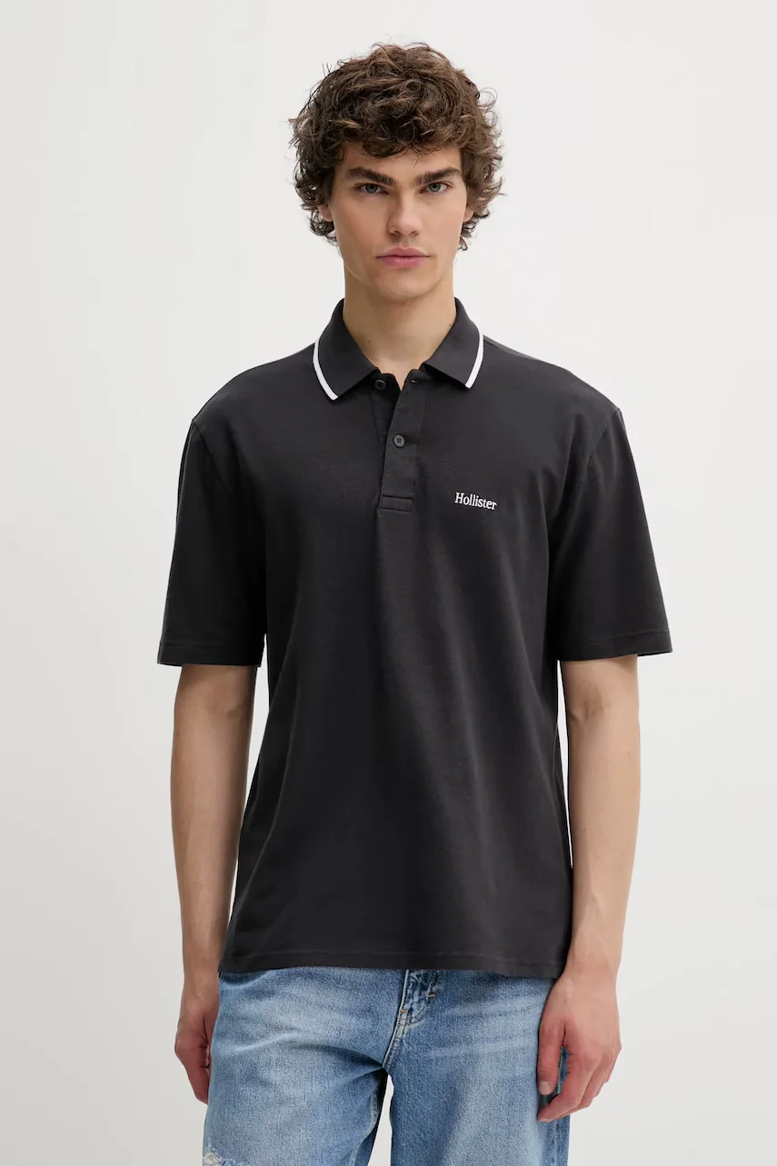 Hollister Co. Тениска с яка