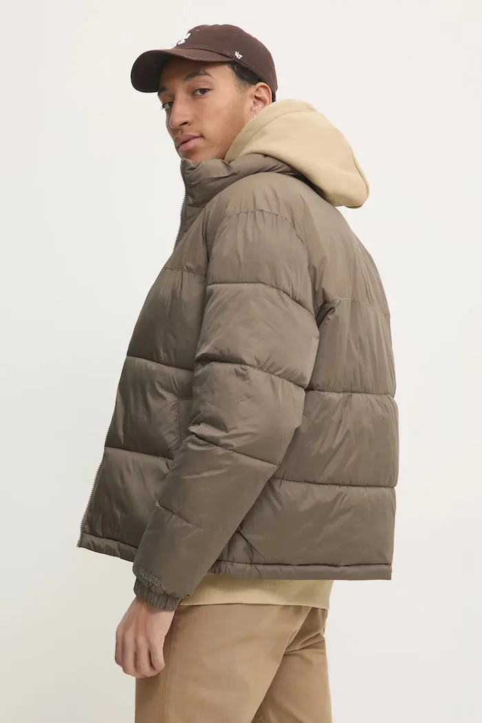 Hollister Co. Яке в кафяво зимен модел KI332-4105