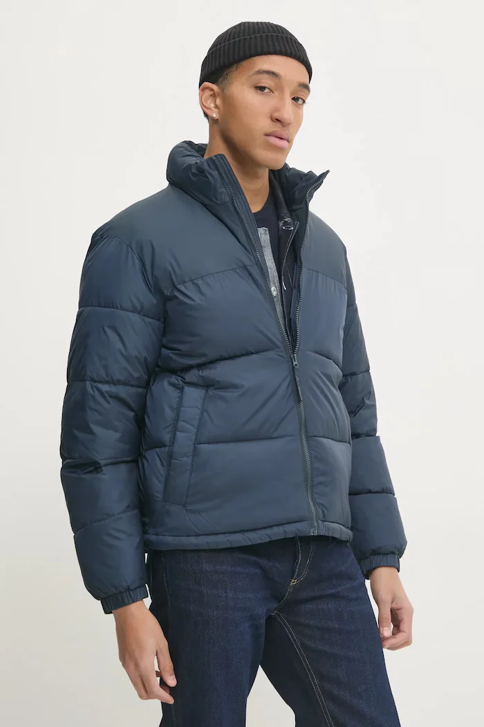 Hollister Co. Яке в тъмносиньо зимен модел KI332-4106