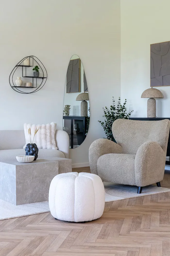 House Nordic Настолна лампа Astley в сиво