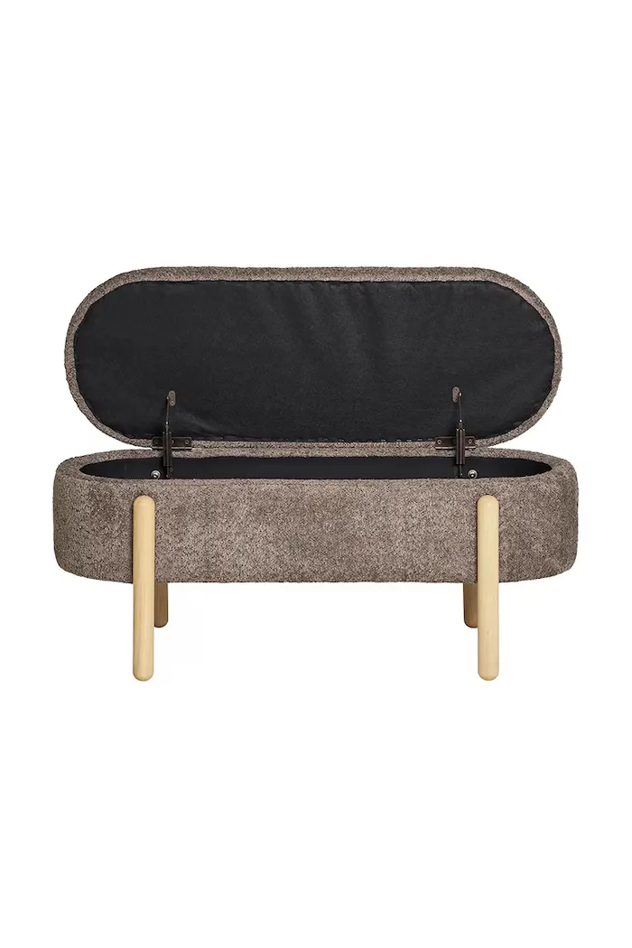 House Nordic Пуф със съхранение Branca 98 x 41 x 48 cm в лилаво