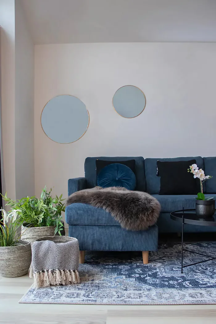 House Nordic Седалка Lambskin Artificial в кафяво