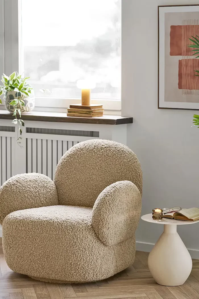 House Nordic Стенна декорация в рамка Mina 50 x 70 cm в оранжево 4991016