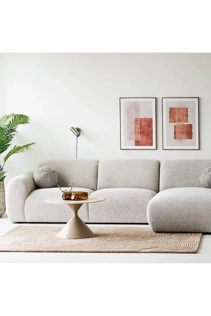 House Nordic Стенна декорация в рамка Mina 50 x 70 cm в оранжево 4991016