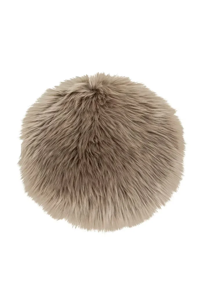 House Nordic Възглавница за стол Lambskin Seat Artificial в кафяво