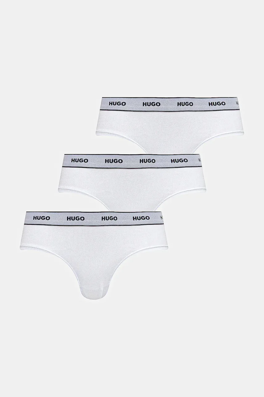 HUGO Бикини (3 чифта) TRIPLET BRIEF STRIPE