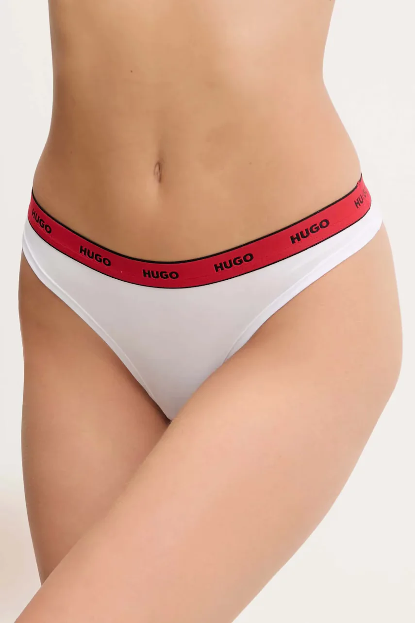 HUGO Бикини тип бразилиана THONG STRIPE PYP