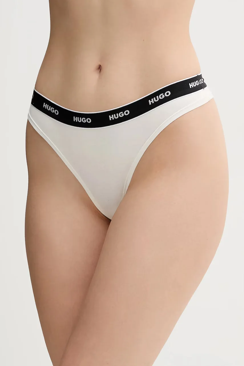 HUGO Бикини тип бразилиана THONG STRIPE PYP