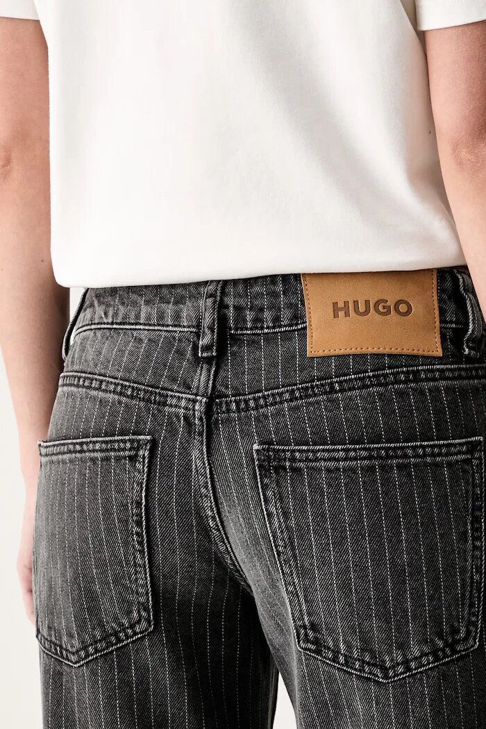 HUGO Blue дънки flare дамски Gelissa_3_B сиви 50568482