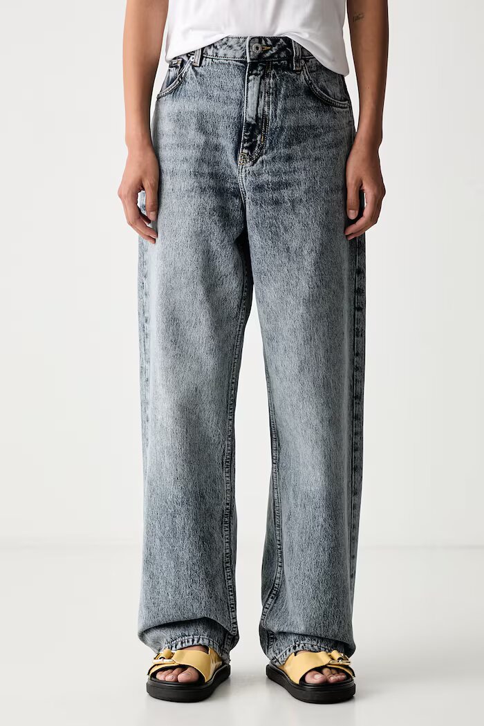 HUGO Blue дънки relaxed fit дамски Leni_S_B тъмносини 50563716