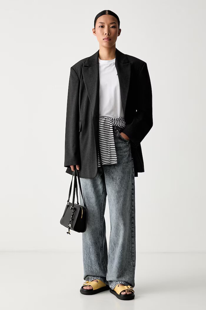 HUGO Blue дънки relaxed fit дамски Leni_S_B тъмносини 50563716