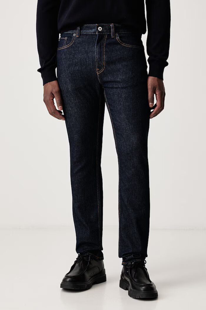 HUGO Blue дънки slim fit мъжки Ash тъмносини 50572791