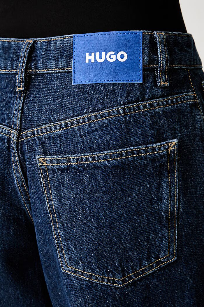 HUGO Blue дънки свободни дамски Gamala_B сини 50573178