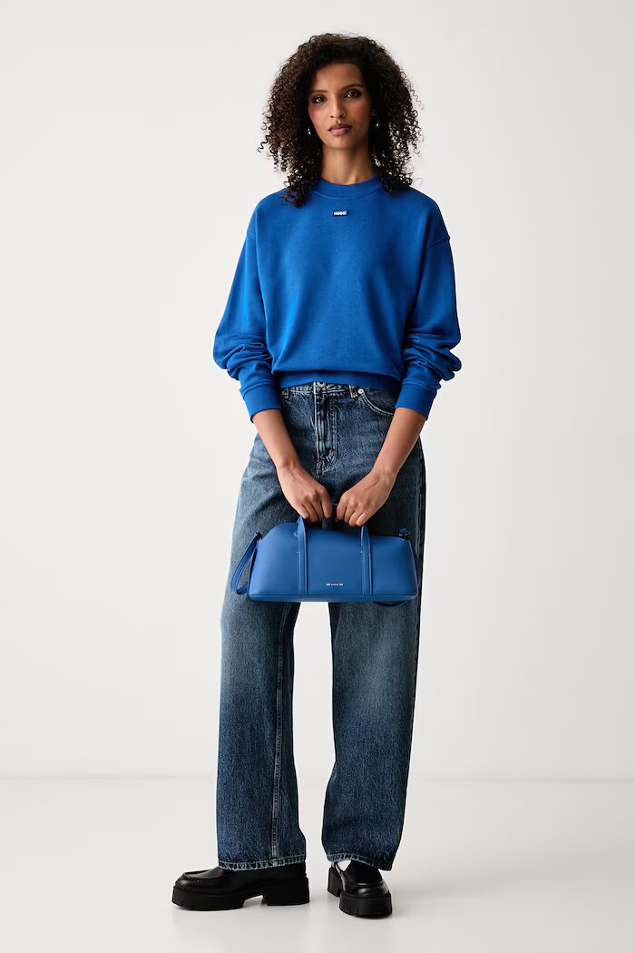 HUGO Blue дънки свободни дамски Leni_S_B сини 50564951